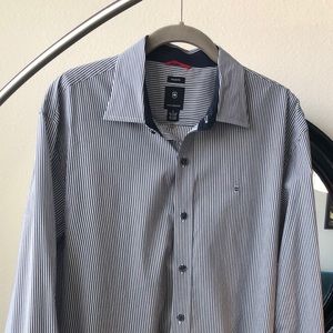 Gorgeous stripped button down dress shirt